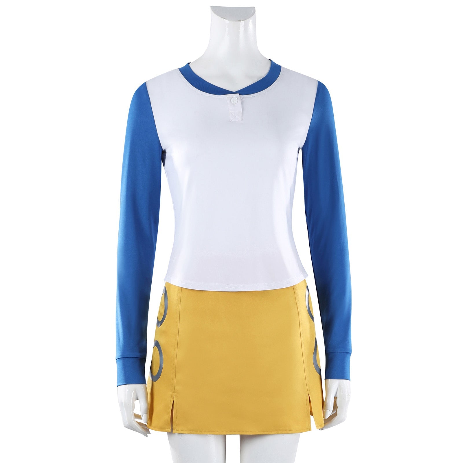Navigation Live Action Nami One Piece T-shirt Full Set Cosplay Costumes