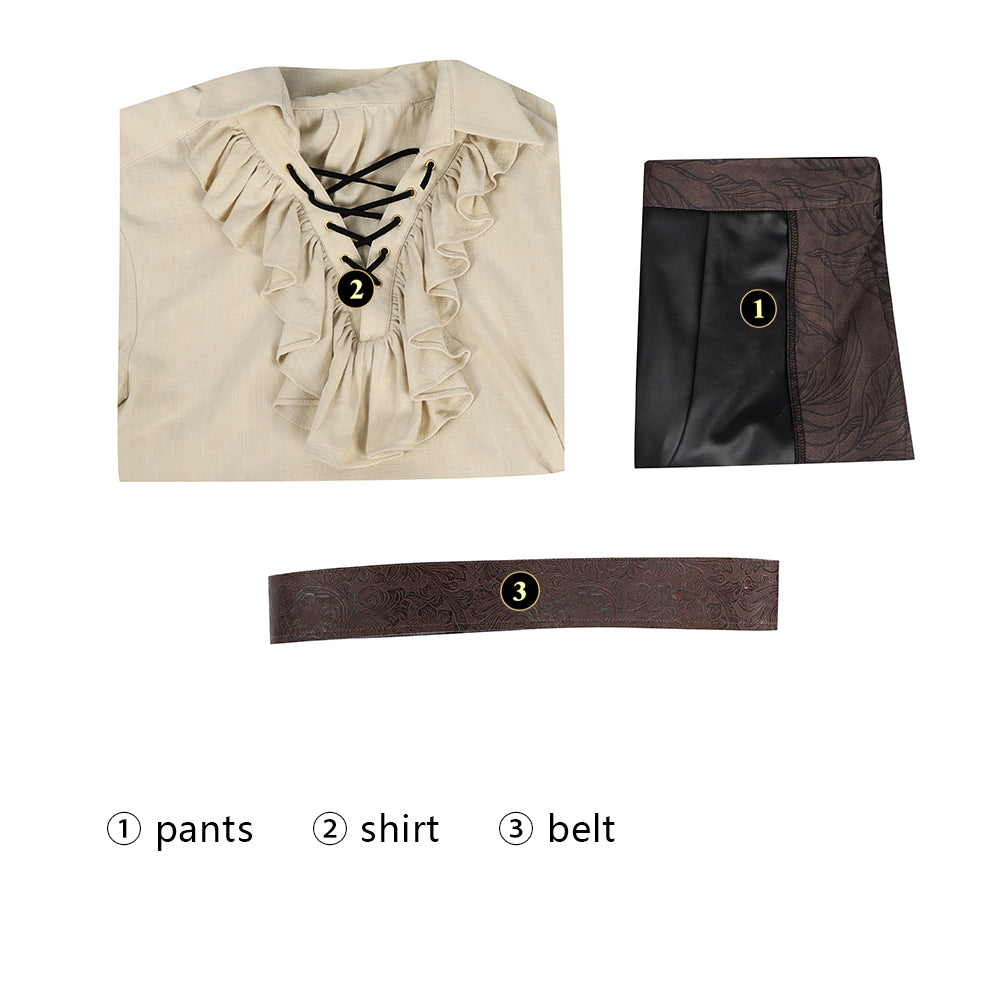 [ylevol] Baldur's Gate 3 Astarion Camp Outfits Male Fullset Cosplay Costumes