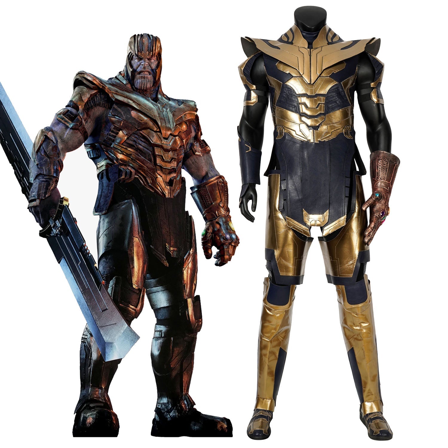 [ylevol] Avengers 4 Endgame Thanos Male Leather Cosplay Costumes