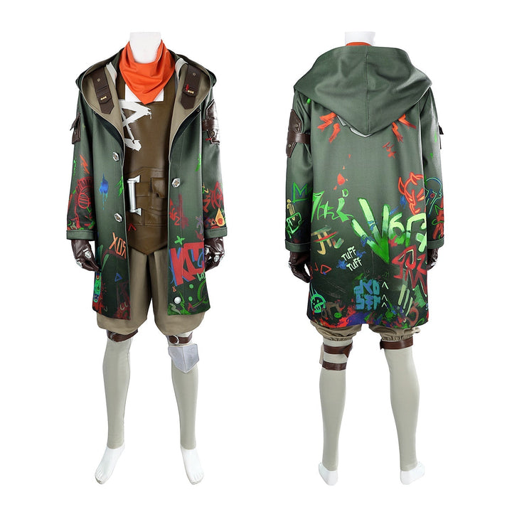 [ylevol] Arcane Season 2 Ekko Game LOL Full Set Top Cosplay Costumes