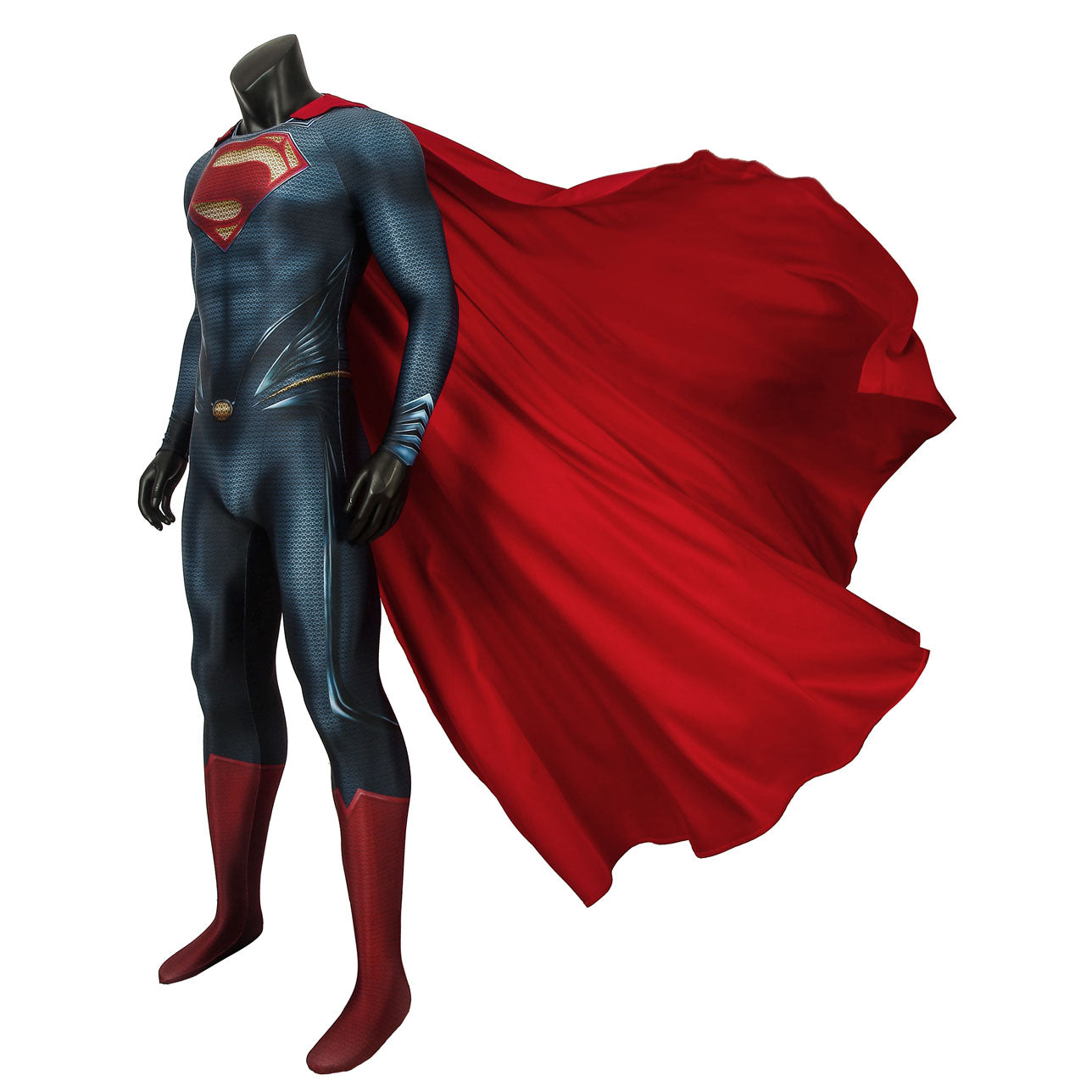 [ylevol] Superman Man of Steel Clark Kent Male Jumpsuit Cosplay Costumes