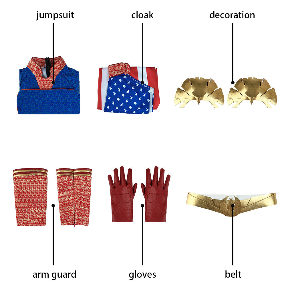 [ylevol] The Boys Season 1 The Homelander Jumpsuit Male Cosplay Costumes