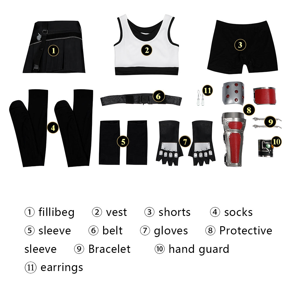 [ylevol] Final Fantasy VII Rebirth Tifa Lockhart Female Cosplay Costumes
