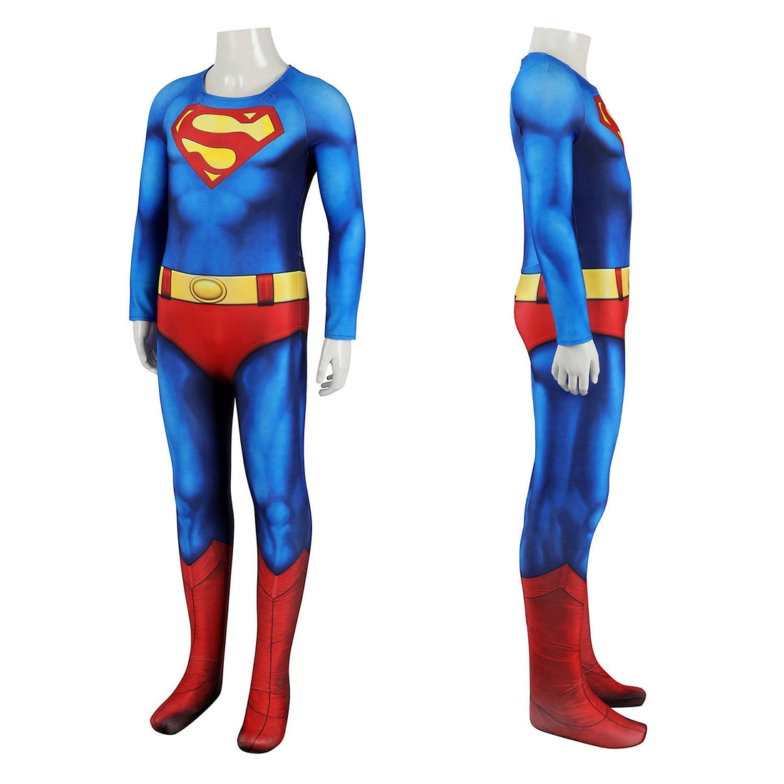 [ylevol] Superman 1978 Moive Christopher Reeve Kids Jumpsuit Cosplay Costumes