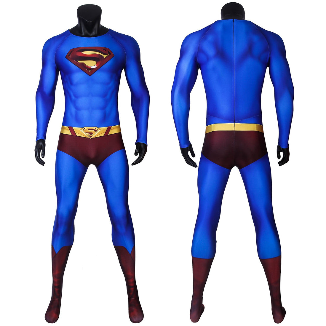 [ylevol] Superman Returns Superman Clark Kent Jumpsuit Cosplay Costumes