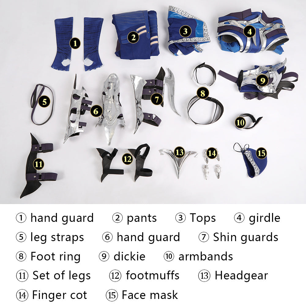 [ylevol] Mortal Kombat 1 Kitana Top Level Female Cosplay Costumes