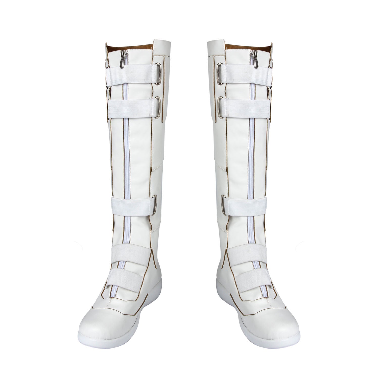 [ylevol] Black Widow Natasha Romanoff White Suit Female Cosplay Costumes