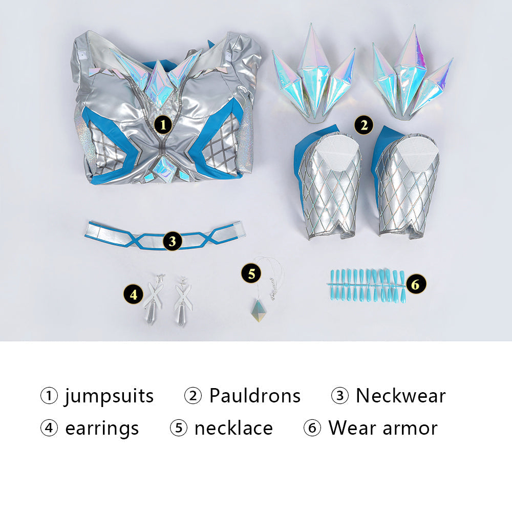 [ylevol] Marvel Rivals White Queen EMMA Full Set Female Cosplay Costumes