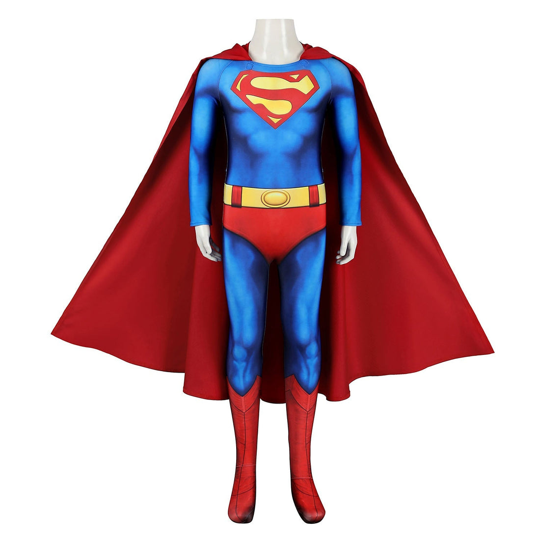 [ylevol] Superman 1978 Moive Christopher Reeve Kids Jumpsuit Cosplay Costumes