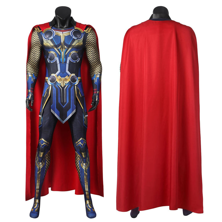 [ylevol] Thor 4 Love and Thunder Male Jumpsuit with Cloak Cosplay Costumes