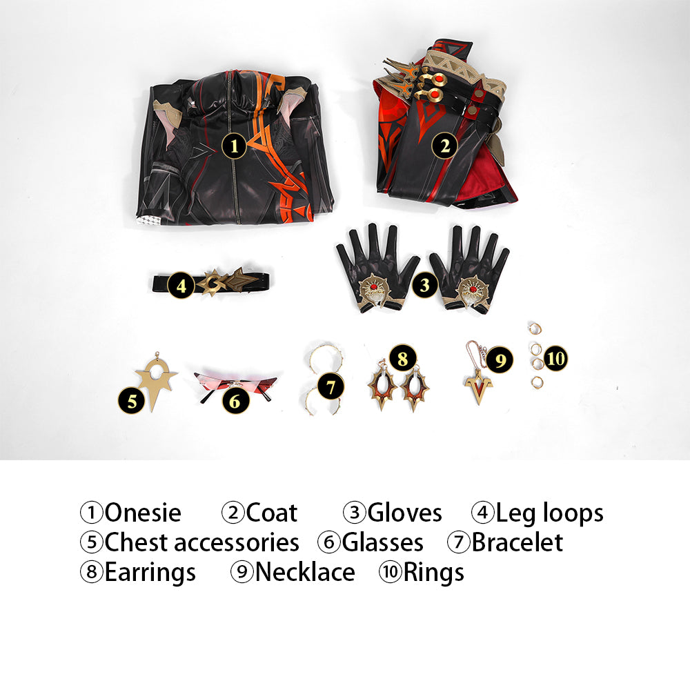 [ylevol] Game Genshin Impact Mavuika Top Level Cosplay Costumes