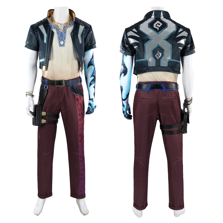 Game Valorant Veto Suit Top Fullset Cosplay Costumes