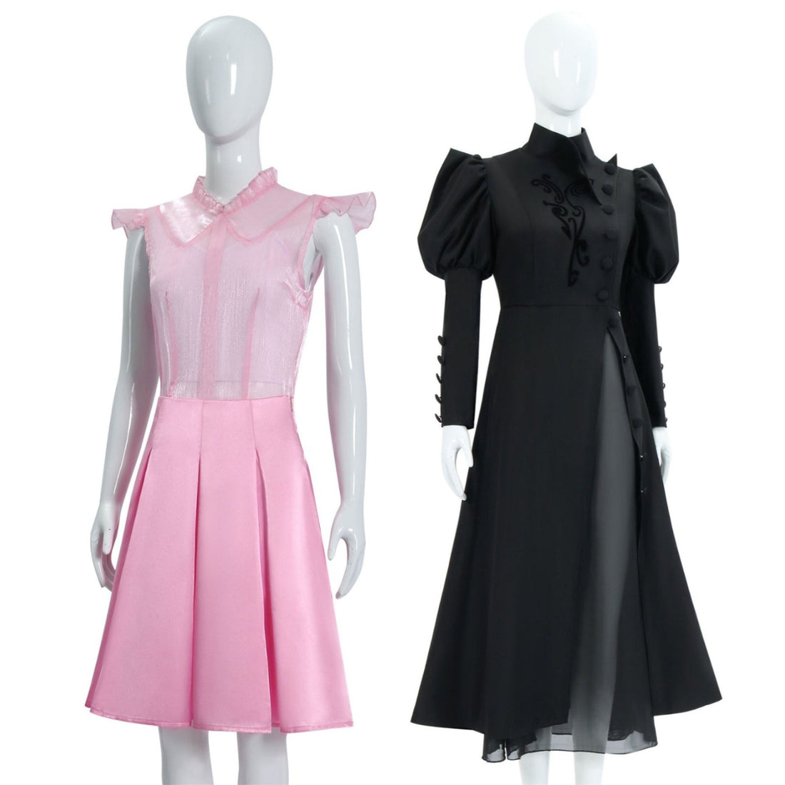 [ylevol] Wicked: For Good Pink Glinda Black Elphaba Dress Cosplay Costumes