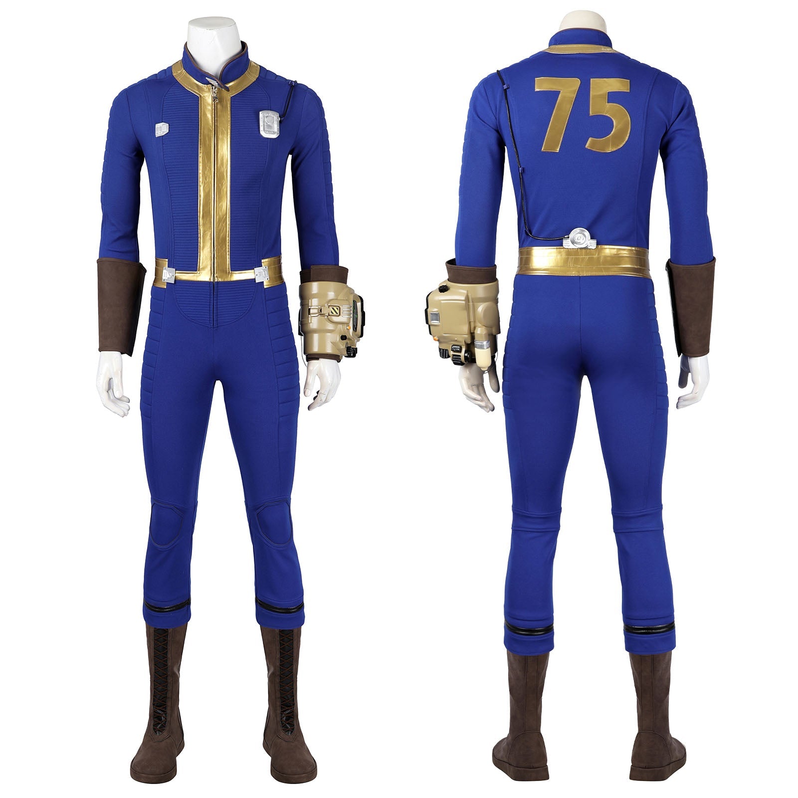[ylevol] Fallout 4 Vault No. 75 Sheltersuit Male Full Set Cosplay Costumes