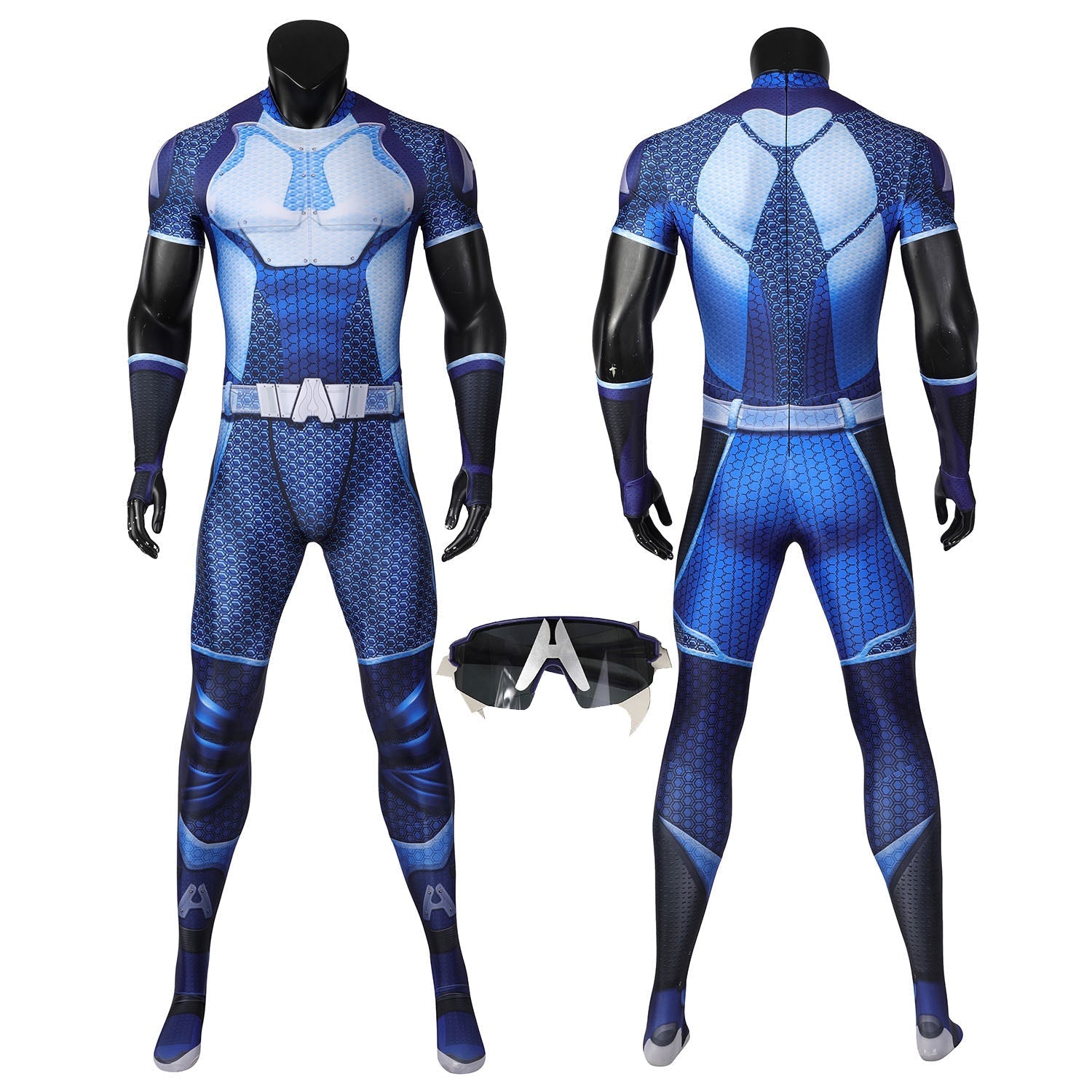 [ylevol] The Boys Season 3 A-train Male Jumpsuit with Glasses Cosplay Costumes