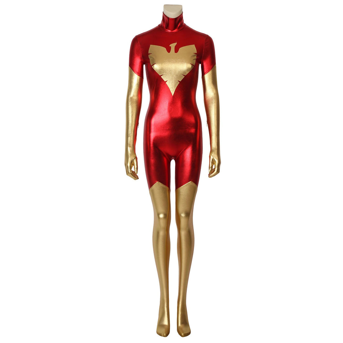 [ylevol] X-Men Dark Phoenix Jean Grey Gold and Red Jumpsuit Cosplay Costumes