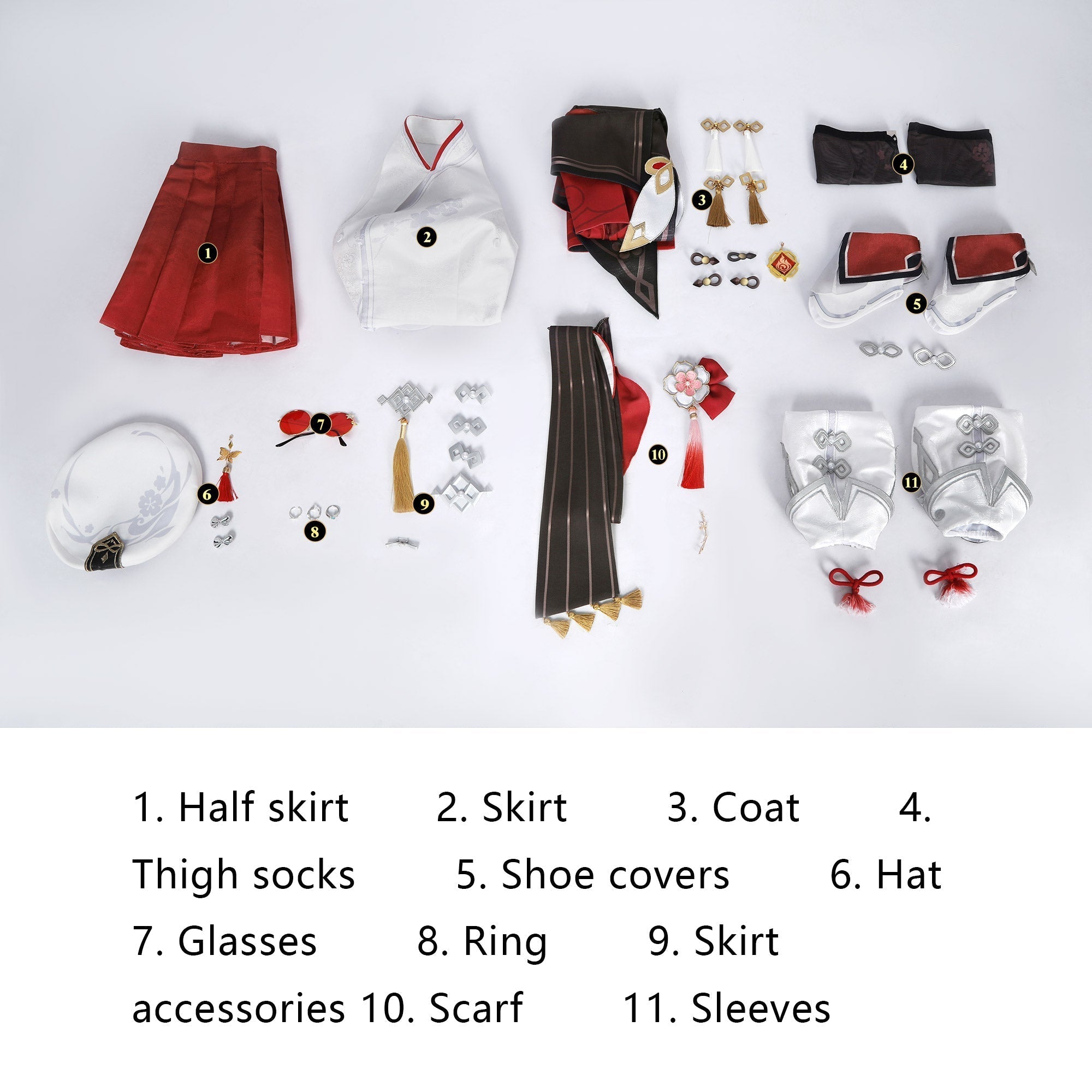 [ylevol] Game Genshin Impact Hu Tao Lantern Rite Suit Cosplay Costumes