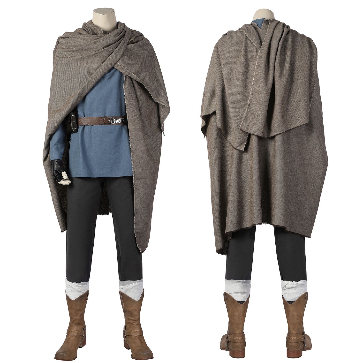 [ylevol] Star Wars Obi-Wan Kenobi Jedi Master Tatooine Blue Cosplay Costumes