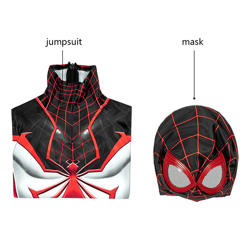 [ylevol] PS5 Spider-Man Miles Morales T.R.A.C.K. Suit Kids Jumpsuit Cosplay Costumes