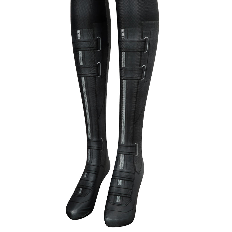 [ylevol] Black Widow Natasha Romanoff Black Suit Jumpsuit Cosplay Costumes