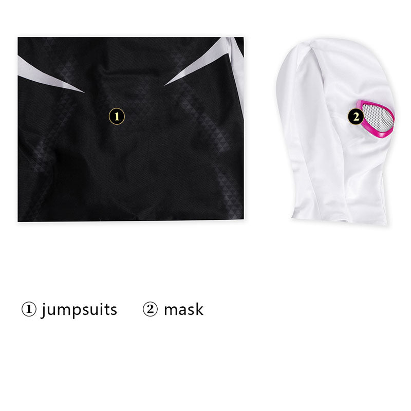[ylevol] Spider-Man Across The Spider-Verse Gwen Stacy Kids Jumpsuit Costumes