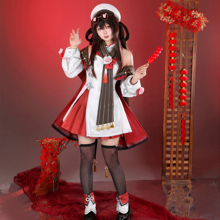 [ylevol] Game Genshin Impact Hu Tao Lantern Rite Suit Cosplay Costumes