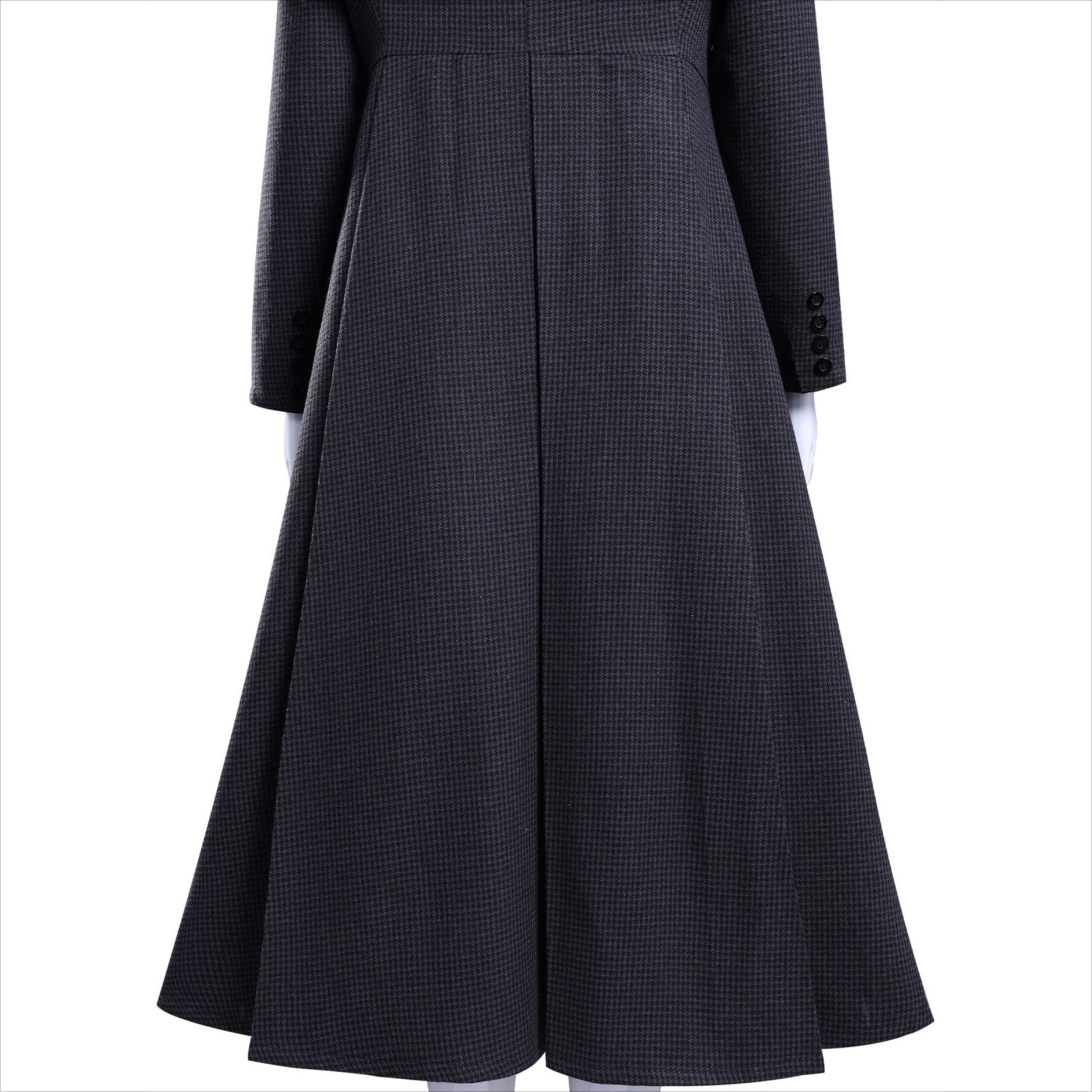 [ylevol] Wednesday 2 Addams Adult and Kids Black Wool Coat Cosplay Costumes