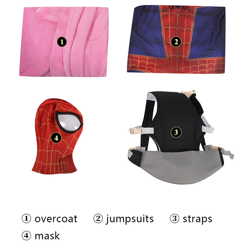 [ylevol] Spider-Man Across The Spider-Verse Peter Parker Jumpsuit Coat Costumes