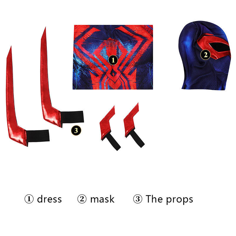 [ylevol] Spider-Man 2099 Across The Spider-Verse Miguel O'Hara Male Jumpsuit Costumes