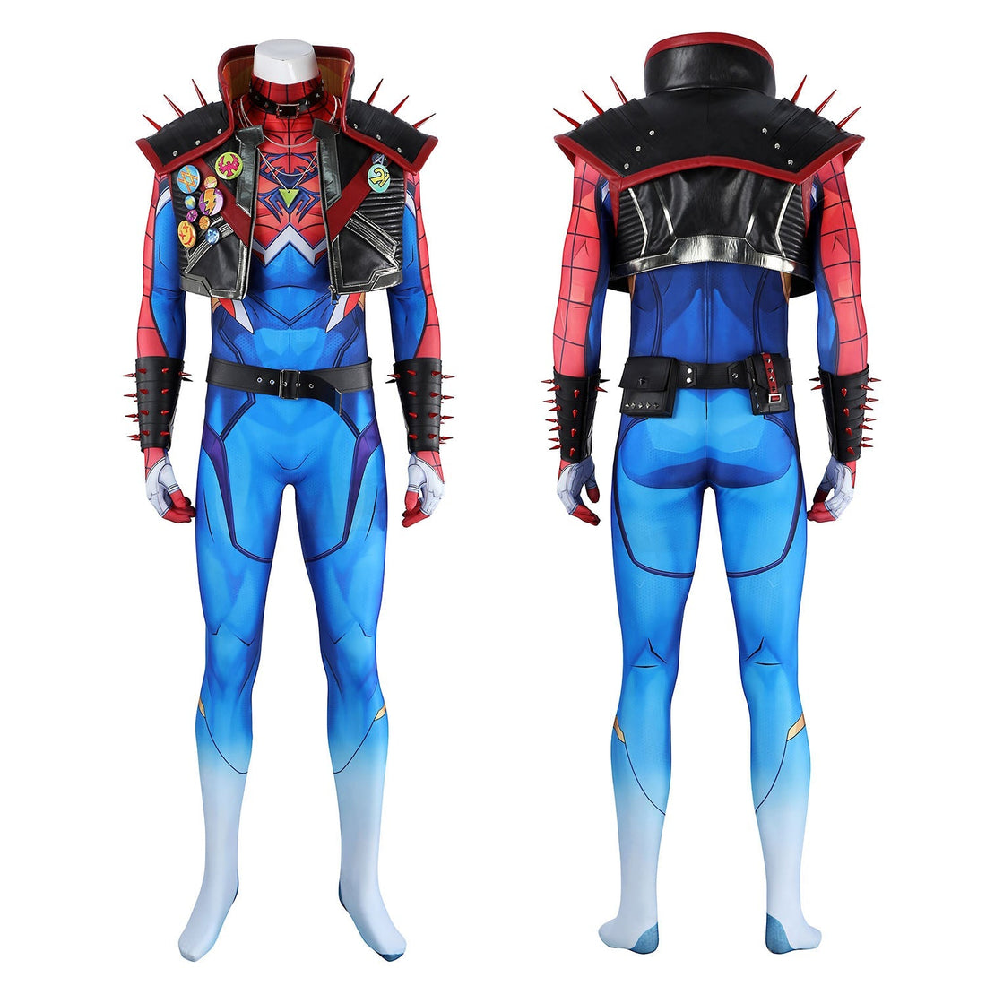 [ylevol] Marvel Rivals Spider punk 2099 Jumpsuit Full Set Cosplay Costumes
