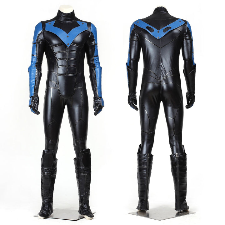 [ylevol] Batman Arkham City Nightwing Dick Grayson Fullset Top Cosplay Costumes