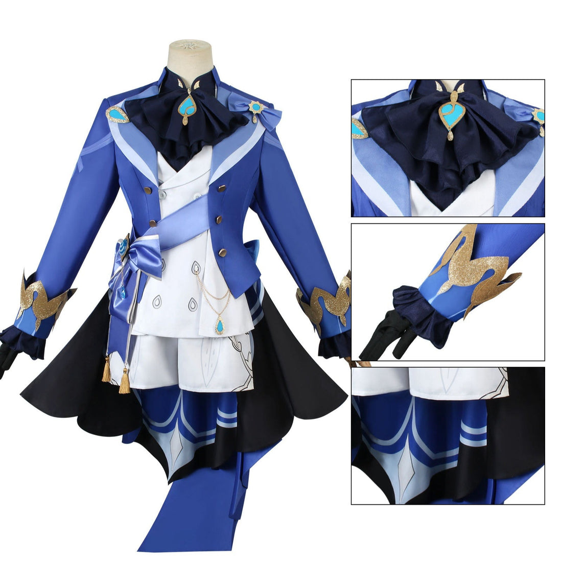[ylevol] Genshin Impact Focalors Furina De Fontaine Hydro Archon Cosplay Costumes