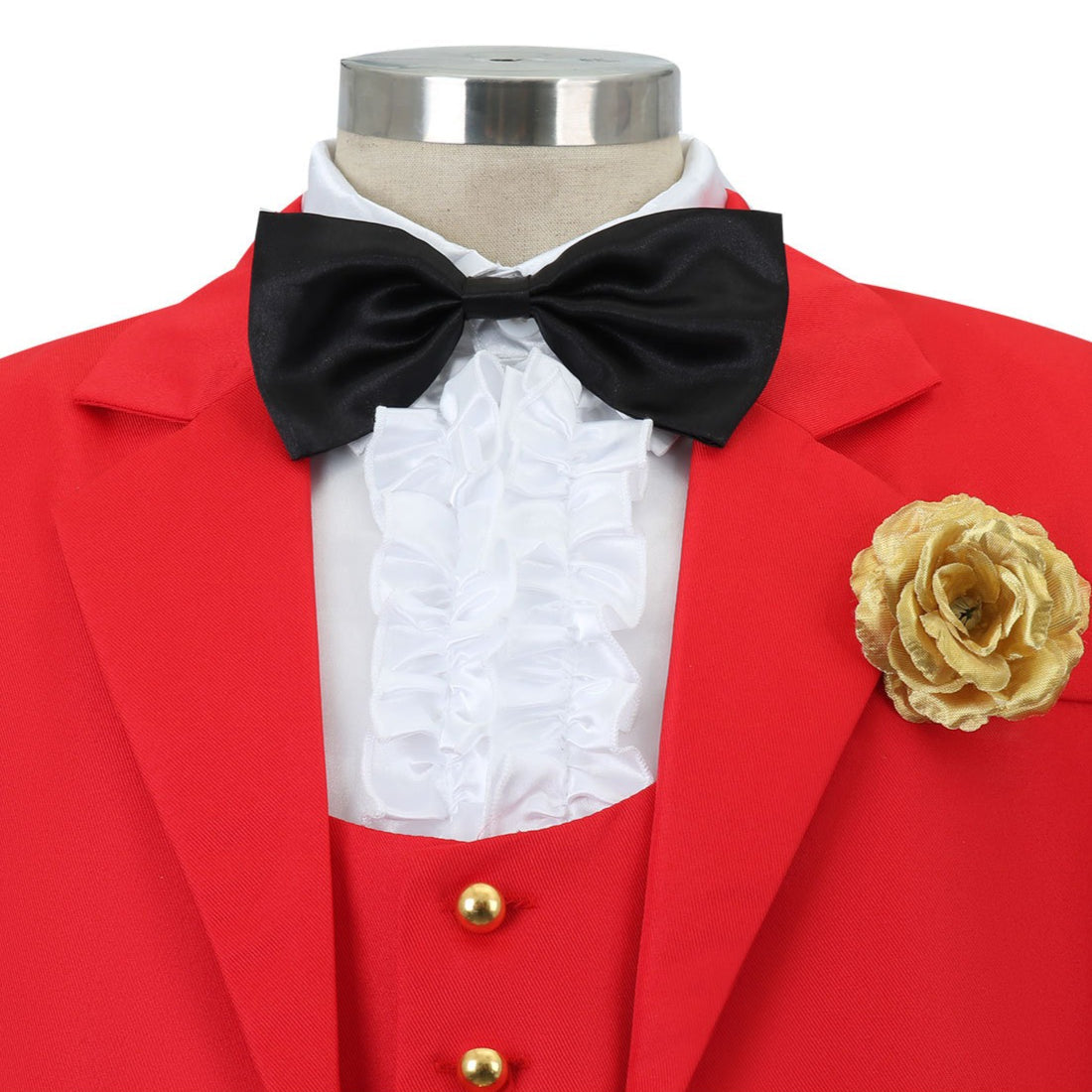 [ylevol] Beetle Juice Michael Keaton Red Suit Halloween Cosplay Costumes