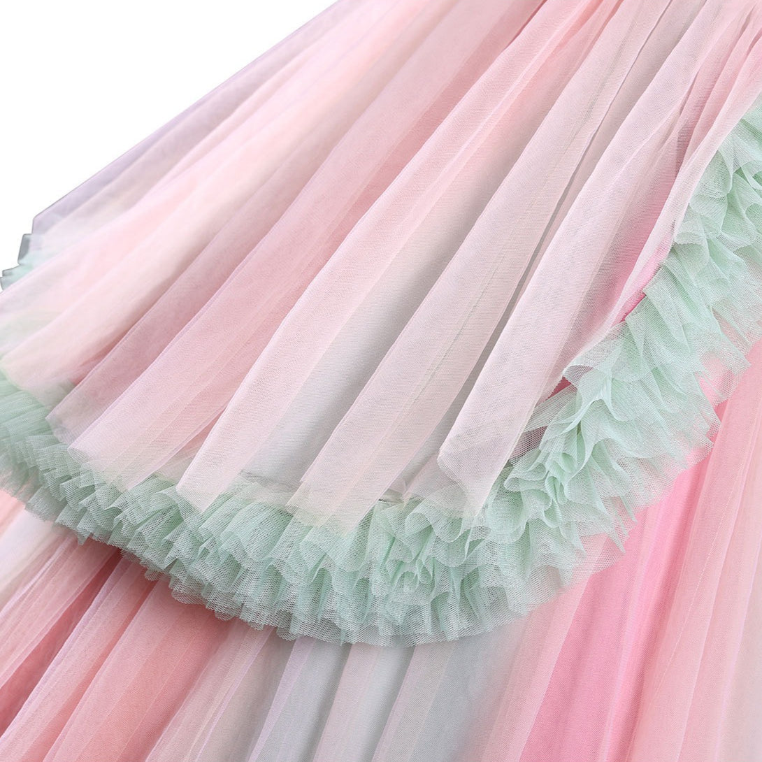 [ylevol] Wicked: For Good Witch Glinda Pink Green Dress Cosplay Costumes