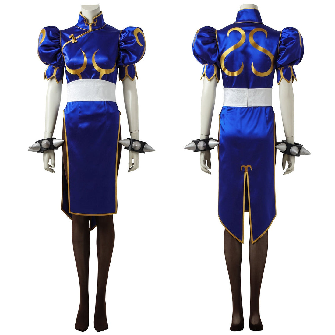 [ylevol] Street Fighter 5 Chun Li Blue Dress Female Cosplay Costumes