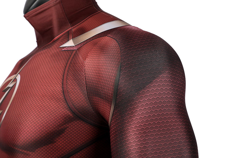 [ylevol] Injustice 2 The Flash Male Jumpsuit with Mask Cosplay Costumes