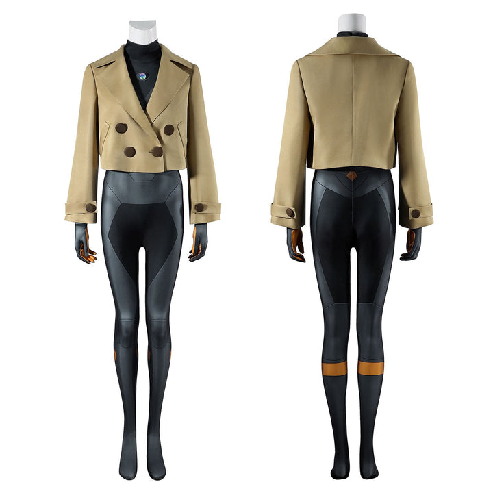 [ylevol] Pocket Game Z-A Emma Coat Jumpsuit Female Cosplay Costumes