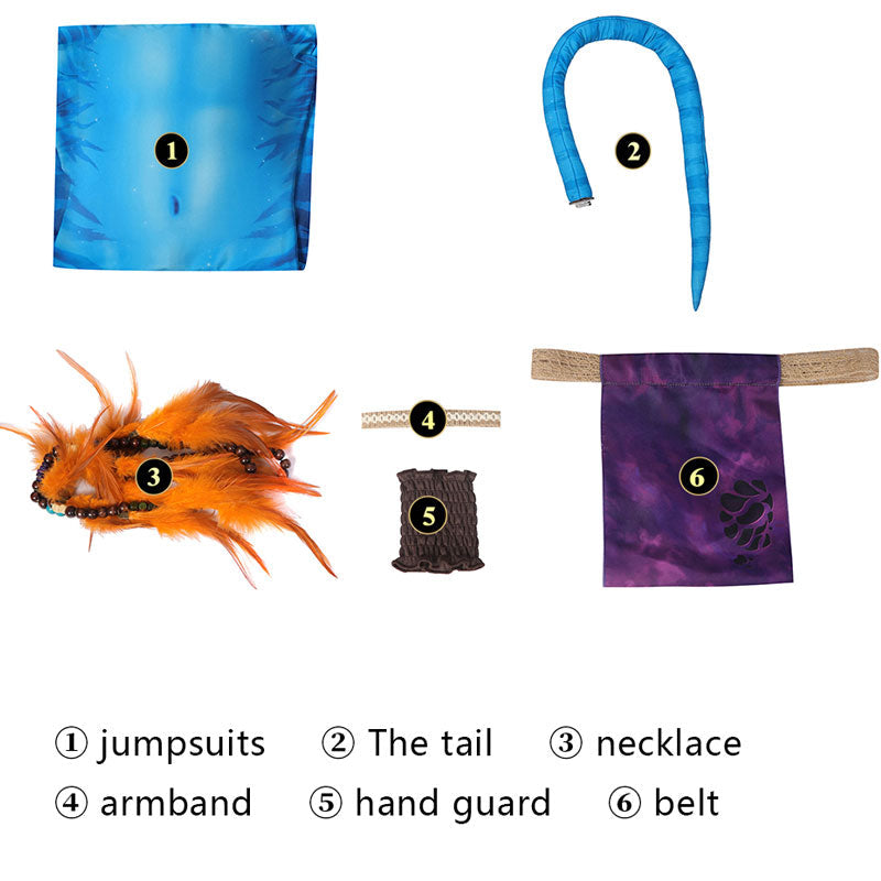 [ylevol] Avatar 2 The Way of Water Neytiri Jumpsuit Cosplay Costume