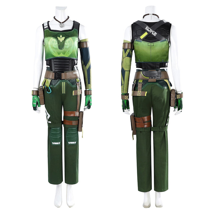 [ylevol] Valorant Skye Full Set Outfit Female Halloween Cosplay Costumes