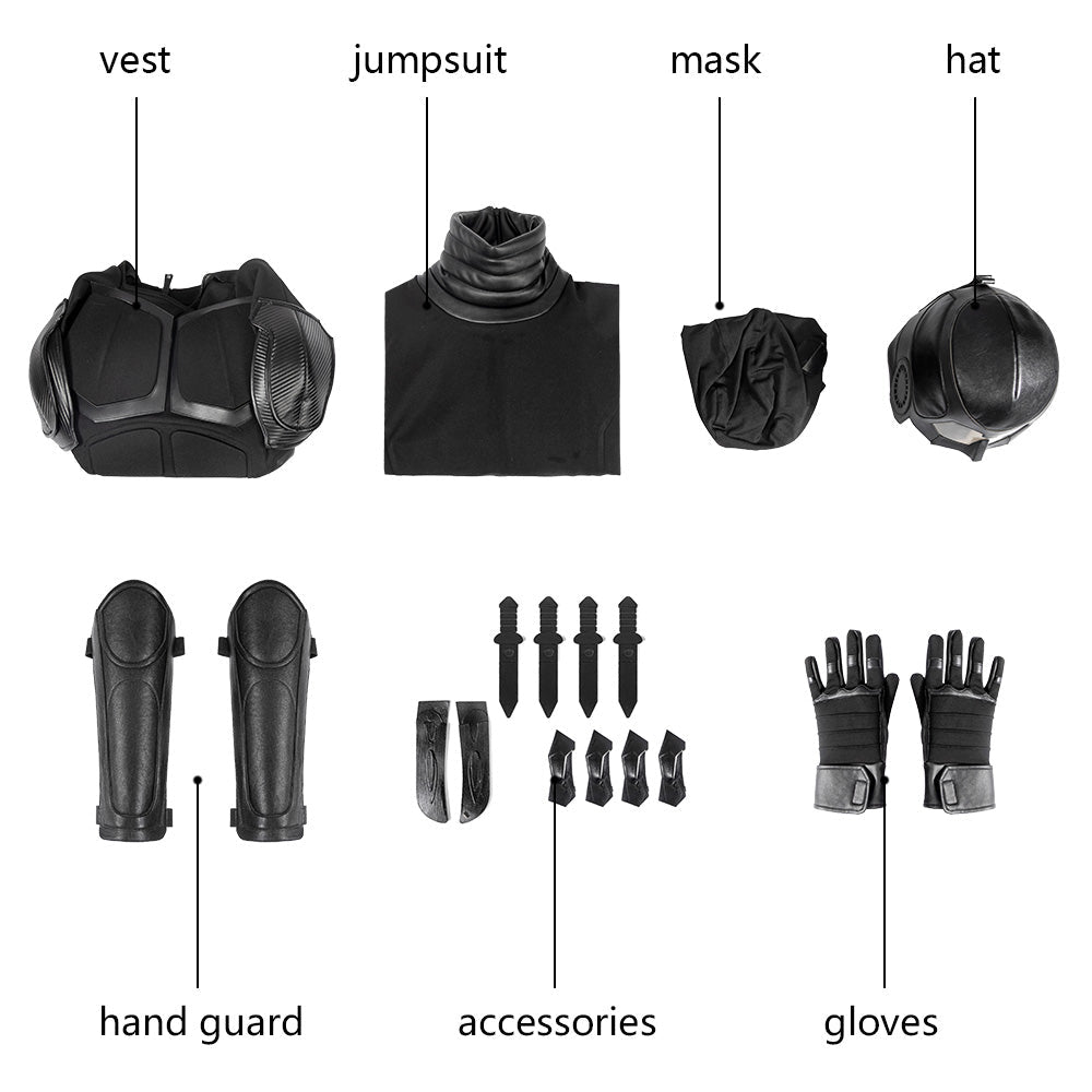 [ylevol] The Boys Season 2 Black Noir Male Cosplay Costumes