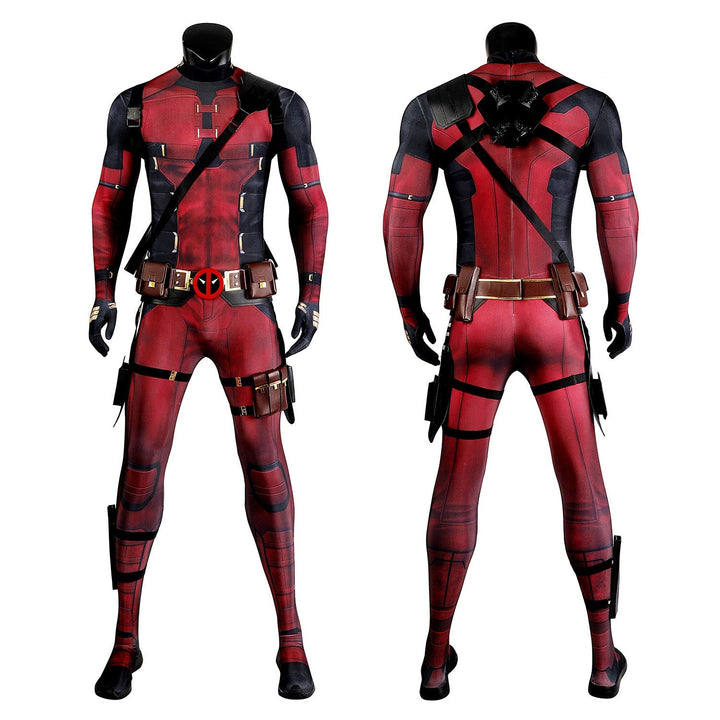 [ylevol] Deadpool 3 Wade Wilson Male Jumpsuit with Accessories Cosplay Costumes