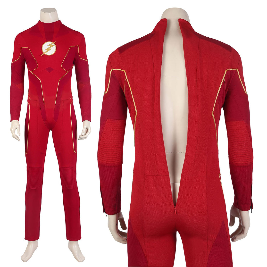 [ylevol] The Flash season 8 Barry Allen Jumpsuit Top Cosplay Costumes