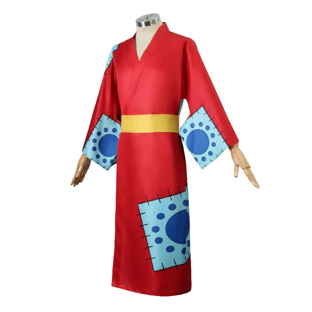 [ylevol] Anime Navigation Wano Country Monkey D. Luffy Kimono Cosplay Costumes