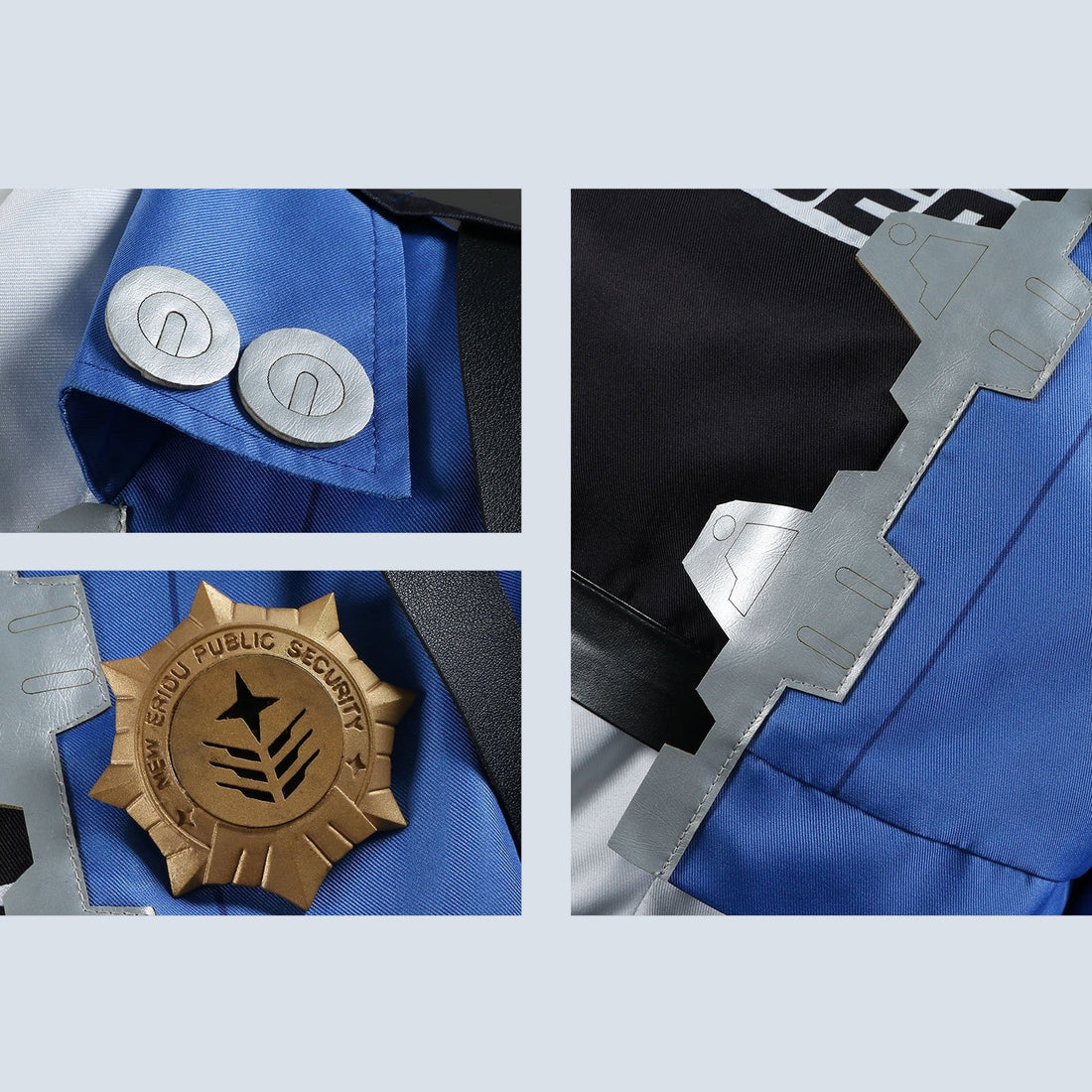 Zenless Zone Zero Public Security Detective Zhu Yuan Cosplay Costumes
