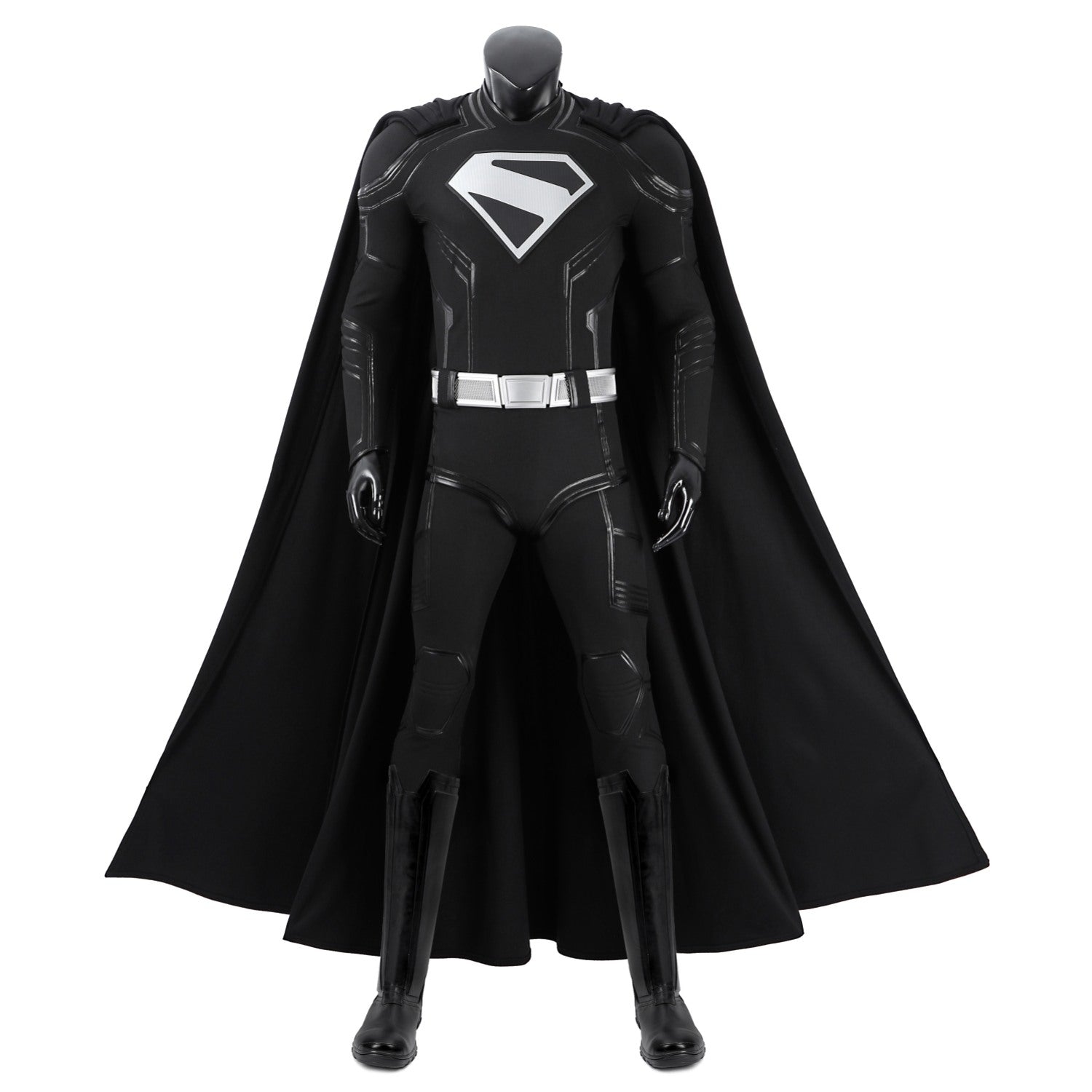 [ylevol] Superman Legacy Clark Kent Black Suit Top Cosplay Costumes