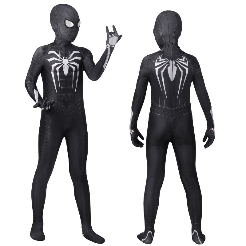 [ylevol] Spider-Man PS5 Miles Morales Symbiote Suit Kids Jumpsuit Costumes