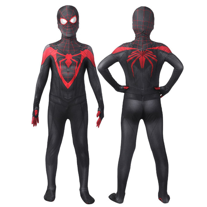 [ylevol] Spider-Man PS5 Miles Morales Suit V2 Kids Jumpsuit Cosplay Costumes