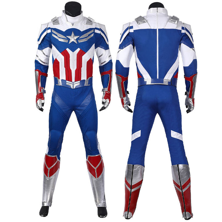 [ylevol] The Falcon and The Winter Soldier Sam Wilson Captain America Cosplay Costumes