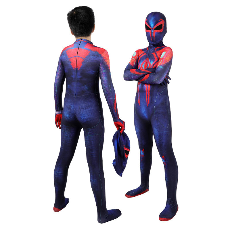[ylevol] Spider-Man 2099 Across The Spider-Verse Miguel O'Hara Kids Jumpsuit Costumes