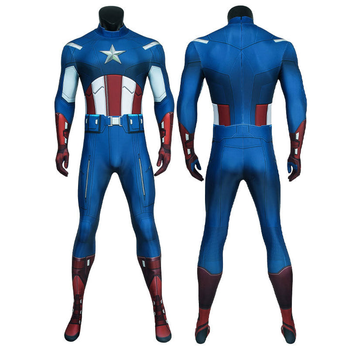 [ylevol] The Avengers 1 Captain America Steve Rogers Jumpsuit Cosplay Costumes